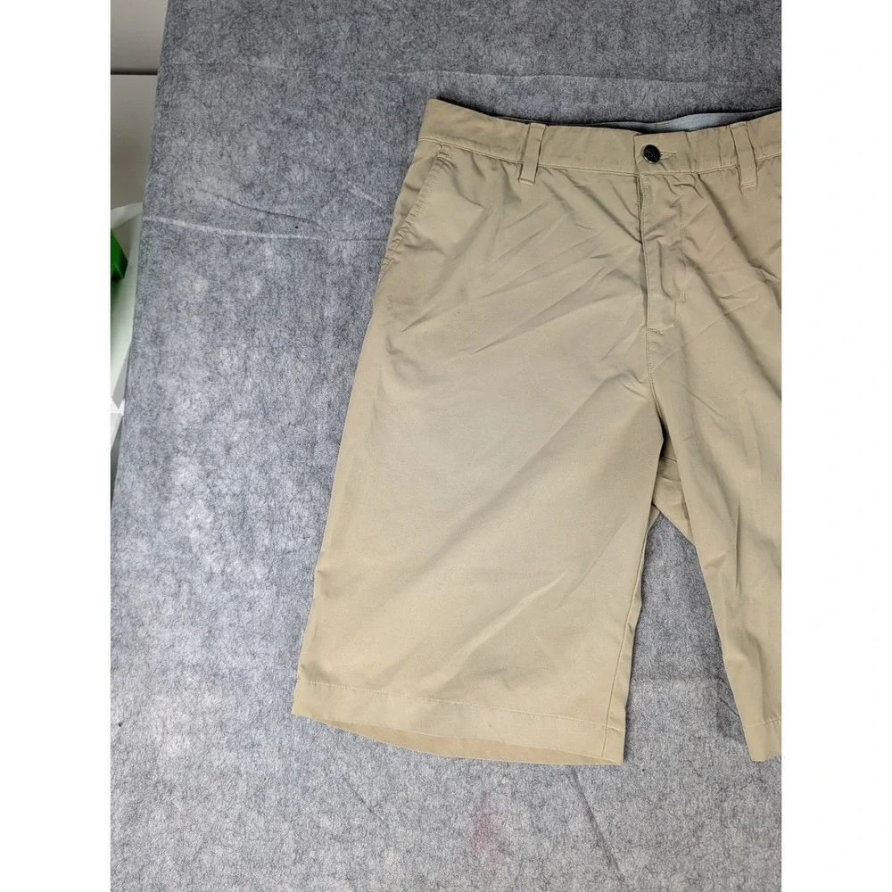 Adidas Mens Golf Shorts Khaki Tan‎ Performance Activewear RN88387 32
